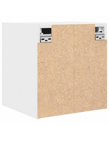 Comodino a Muro Bianco 38x34x40 cm