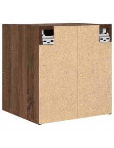 Comodino a Muro Rovere Marrone 38x34x40 cm 2