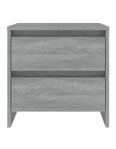 Comodino Grigio Sonoma 45x34,5x44,5 cm in Truciolato