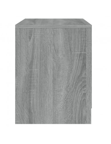 Comodino Grigio Sonoma 45x34,5x44,5 cm in Truciolato