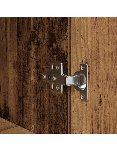 Comodino Legno Antico 39x35x125 cm in Legno Multistrato