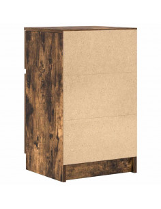 Comodino Rovere Fumo 39x35x65 cm in Legno Multistrato 2
