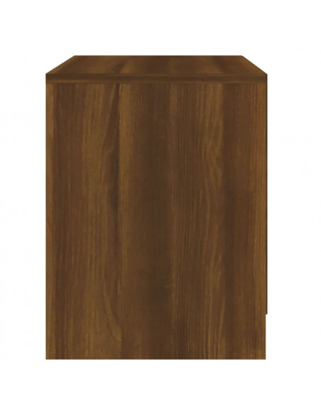 Comodino Rovere Marrone 45x34,5x44,5 cm in Truciolato