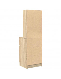 Comodino Rovere Sonoma 39x35x125 cm in Legno Multistrato 2