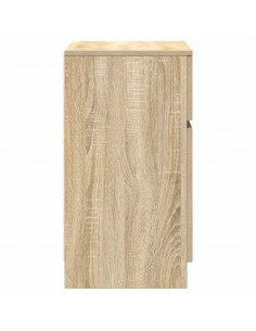 Comodino Rovere Sonoma 39x35x65 cm in Legno Multistrato