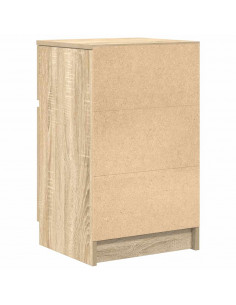 Comodino Rovere Sonoma 39x35x65 cm in Legno Multistrato 2
