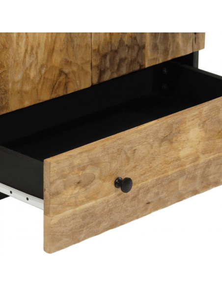 Credenza 60x33x110 cm in Legno Massello di Mango