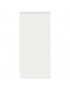 Credenza Bianca 29,5x34x76 cm in Legno Multistrato