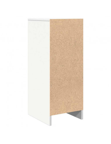 Credenza Bianca 29,5x34x76 cm in Legno Multistrato