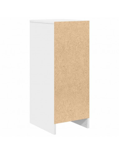 Credenza Bianca 29,5x34x76 cm in Legno Multistrato