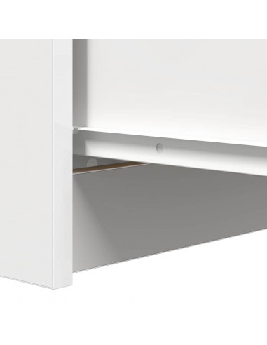 Credenza Bianca 37,5x35x76 cm in Legno Multistrato
