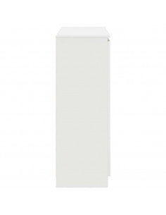 Credenza con Cassetti Bianco 100,5x35x98,5 cm Legno Multistrato