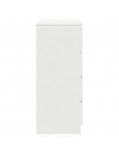 Credenza con Cassetti Bianco 71x35x84 cm in Legno Multistrato