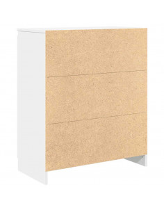 Credenza con Cassetti Bianco 71x35x84 cm in Legno Multistrato 2