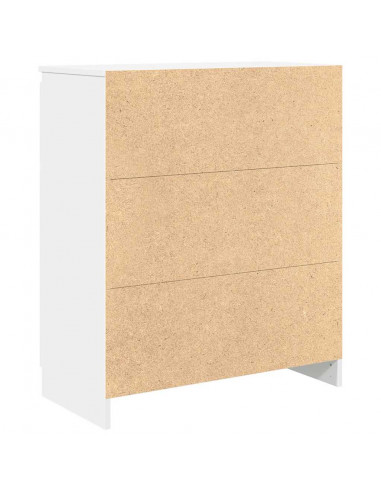 Credenza con Cassetti Bianco 71x35x84 cm in Legno Multistrato