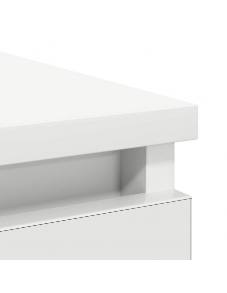 Credenza con Cassetti Bianco 71x35x84 cm in Legno Multistrato