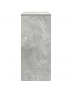 Credenza con Cassetti e Ante Grigio Cemento 70,5x34x74,5 cm