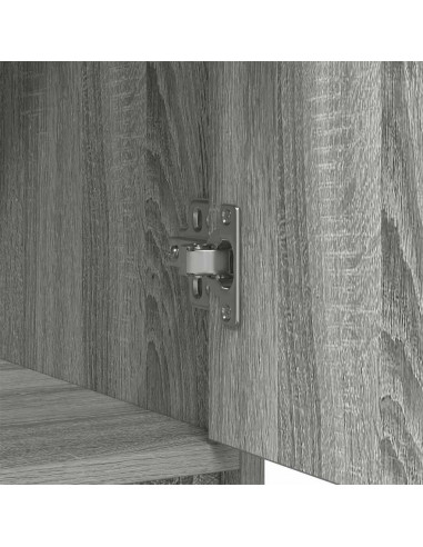 Credenza con Cassetti e Ante Grigio Sonoma 73x31x90 cm