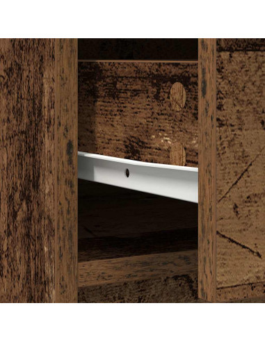 Credenza con Cassetti e Ante Legno Antico 70,5x34x74,5 cm