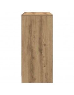 Credenza con Cassetti e Ante Rovere Artigianale 70,5x34x74,5 cm