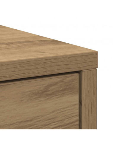 Credenza con Cassetti e Ante Rovere Artigianale 73x31x90 cm