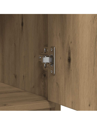 Credenza con Cassetti e Ante Rovere Artigianale 73x31x90 cm