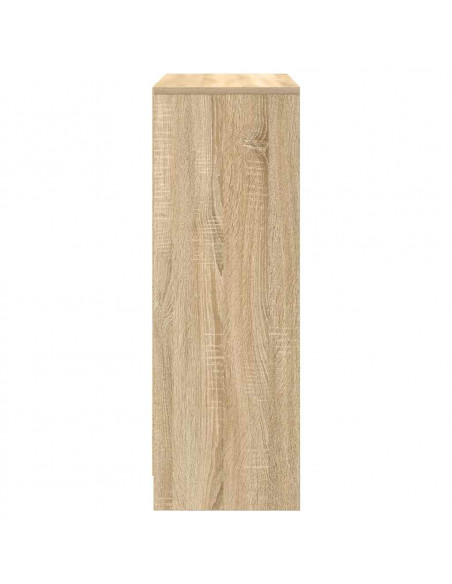 Credenza con Cassetti e Ante Rovere Sonoma 73x31x90 cm