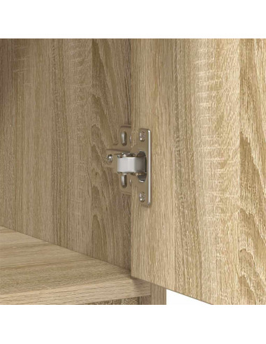 Credenza con Cassetti e Ante Rovere Sonoma 73x31x90 cm