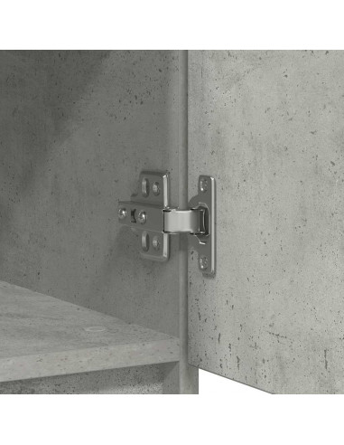 Credenza con Cassetti Grigio Cemento 71x35x84 cm in Truciolato