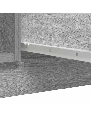 Credenza con Cassetti Grigio Sonoma 100,5x35x76cm in Truciolato