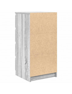 Credenza con Cassetti Grigio Sonoma 37,5x35x99 cm in Truciolato 2