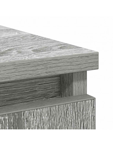 Credenza con Cassetti Grigio Sonoma 71x35x84 cm in Truciolato