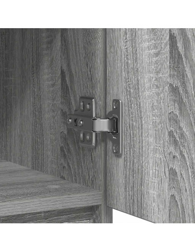 Credenza con Cassetti Grigio Sonoma 71x35x84 cm in Truciolato