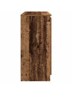 Credenza con Cassetti Legno Antico 100,5x35x76 cm in Truciolato