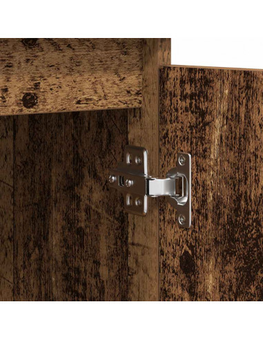 Credenza con Cassetti Legno Antico 100,5x35x76 cm in Truciolato