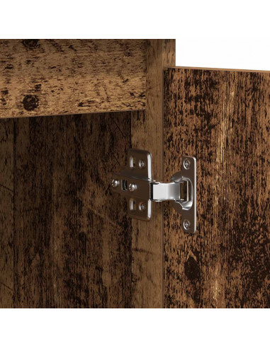 Credenza con Cassetti Legno Antico 100,5x35x98,5 cm Truciolato