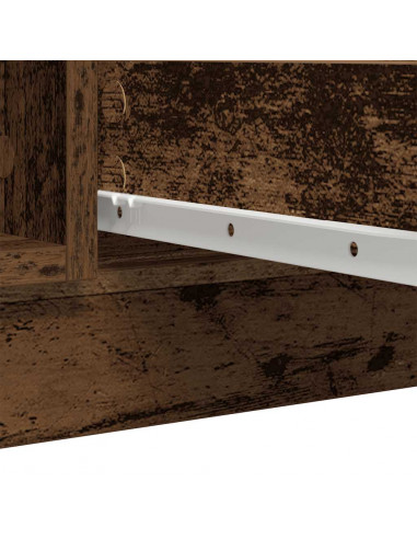 Credenza con Cassetti Legno Antico 100,5x35x98,5 cm Truciolato