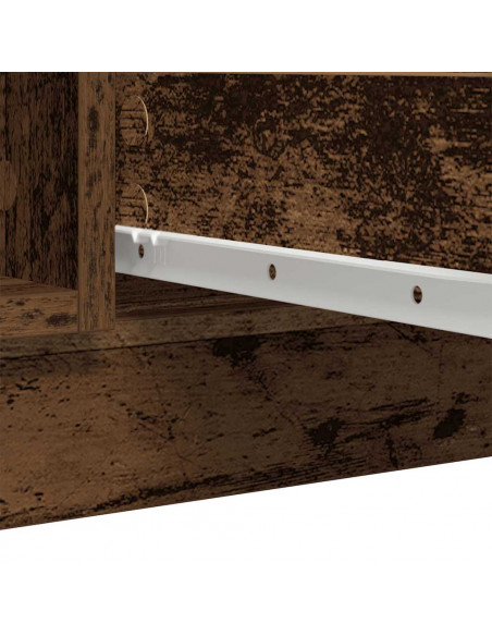 Credenza con Cassetti Legno Antico 100,5x35x98,5 cm Truciolato