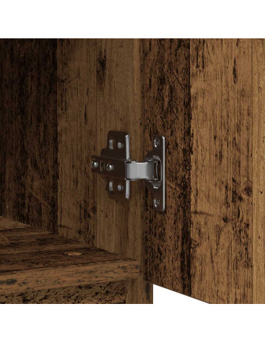 Credenza con Cassetti Legno Antico 71x35x84 cm in Truciolato