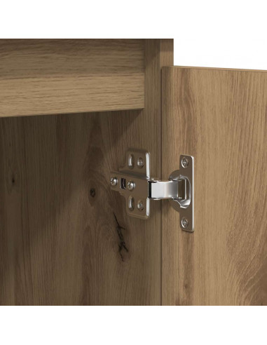 Credenza con Cassetti Rovere Artigianale 100,5x35x76 cm