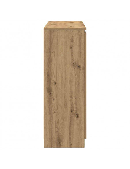 Credenza con Cassetti Rovere Artigianale 100,5x35x98,5 cm