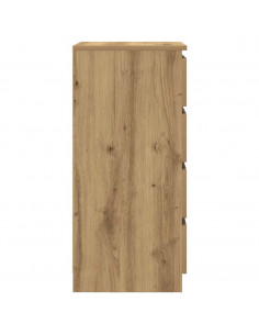 Credenza con Cassetti Rovere Artigianale 37,5x35x99 cm