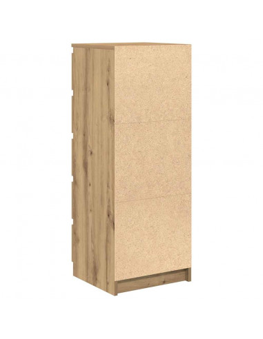 Credenza con Cassetti Rovere Artigianale 37,5x35x99 cm