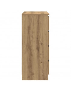 Credenza con Cassetti Rovere Artigianale 71x35x84 cm Truciolato