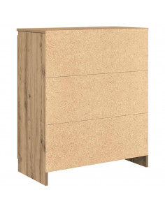 Credenza con Cassetti Rovere Artigianale 71x35x84 cm Truciolato 2