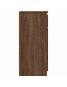 Credenza con Cassetti Rovere Marrone 37,5x35x99cm in Truciolato