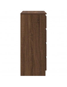 Credenza con Cassetti Rovere Marrone 71x35x84 cm in Truciolato