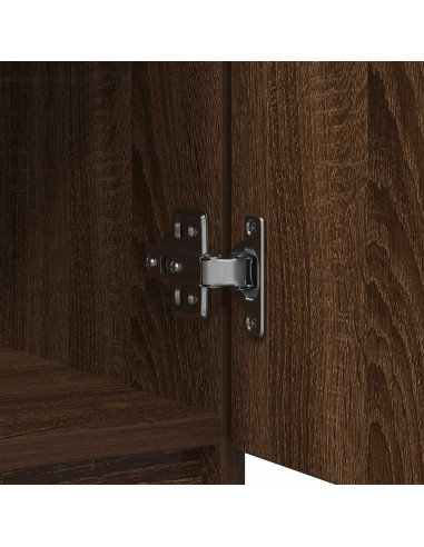 Credenza con Cassetti Rovere Marrone 71x35x84 cm in Truciolato