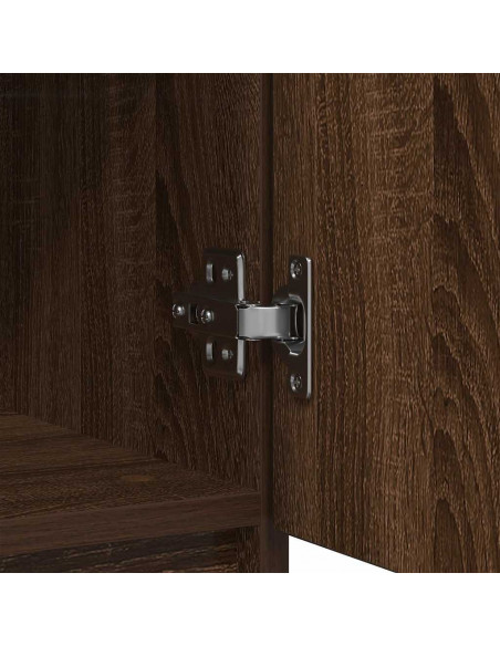 Credenza con Cassetti Rovere Marrone 71x35x84 cm in Truciolato