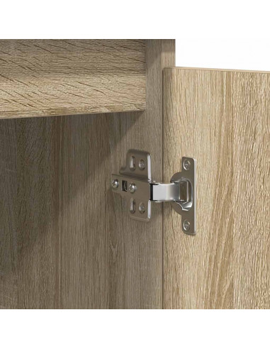 Credenza con Cassetti Rovere Sonoma 100,5x35x76cm in Truciolato